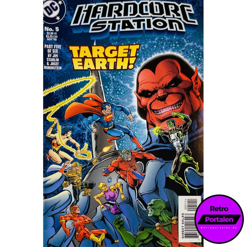 Hardcore Station 1998 Nr. 5 (Engelsk) (DC Comics) (Tegneserie)