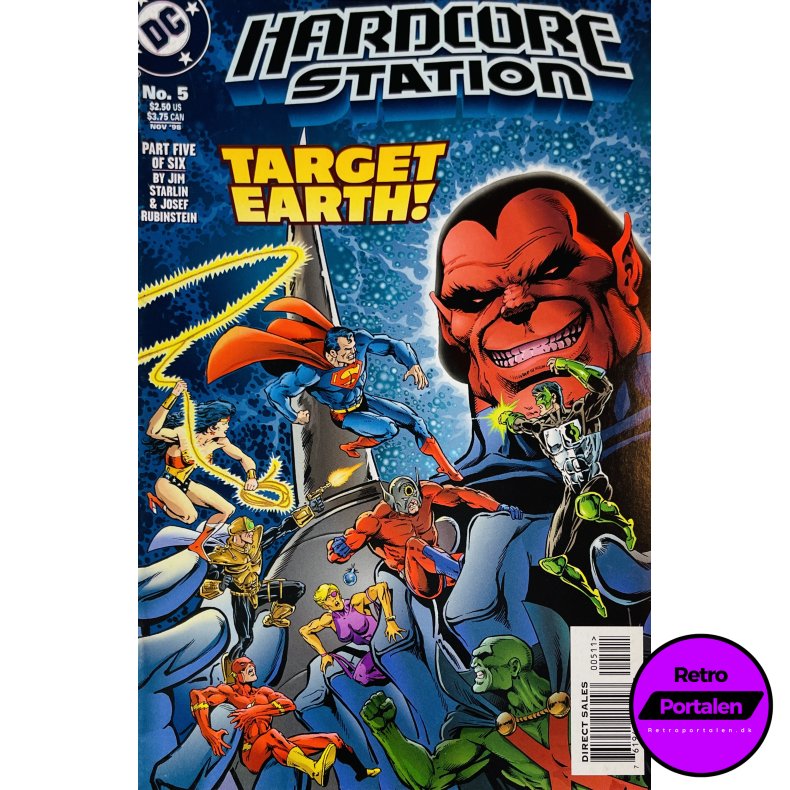 Hardcore Station 1998 Nr. 5 (Engelsk) (DC Comics) (Tegneserie)