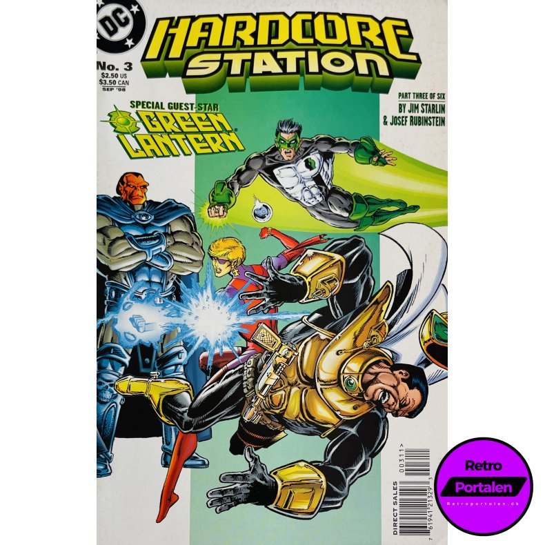 Hardcore Station 1998 Nr. 3 (Engelsk) (DC Comics) (Tegneserie)
