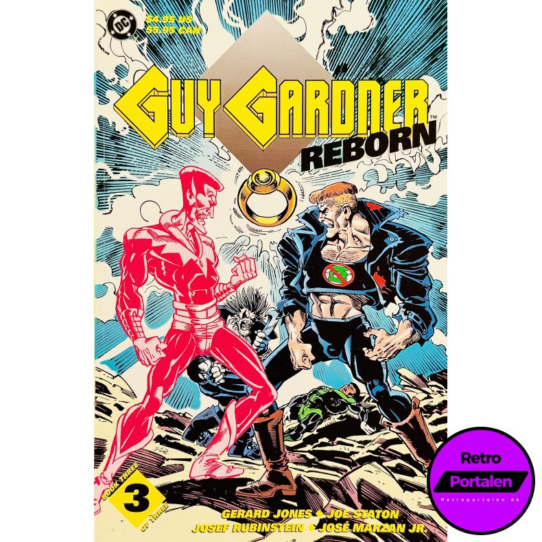 Guy Gardner Nr. 3 af 3 1992 (Engelsk - DC Comics Tegneserie)