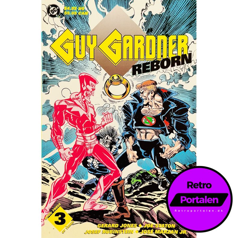 Guy Gardner Nr. 3 af 3 1992 (Engelsk - DC Comics Tegneserie)