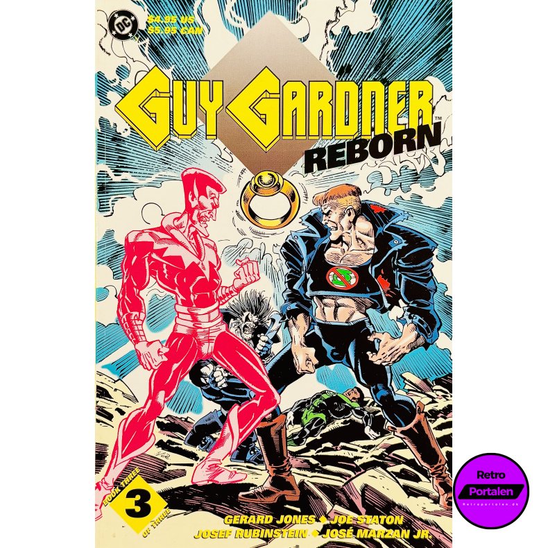 Guy Gardner Nr. 3 af 3 1992 (Engelsk - DC Comics Tegneserie)