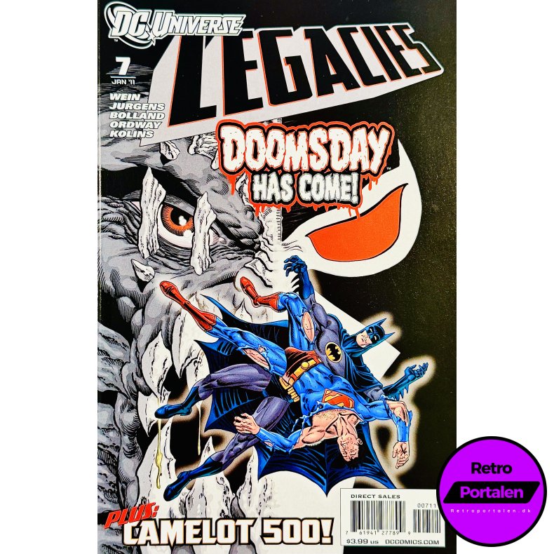 DCUniverse: Legacies Nr. 7 (2011) (Engelsk) (DC Comics) (Tegneserie)