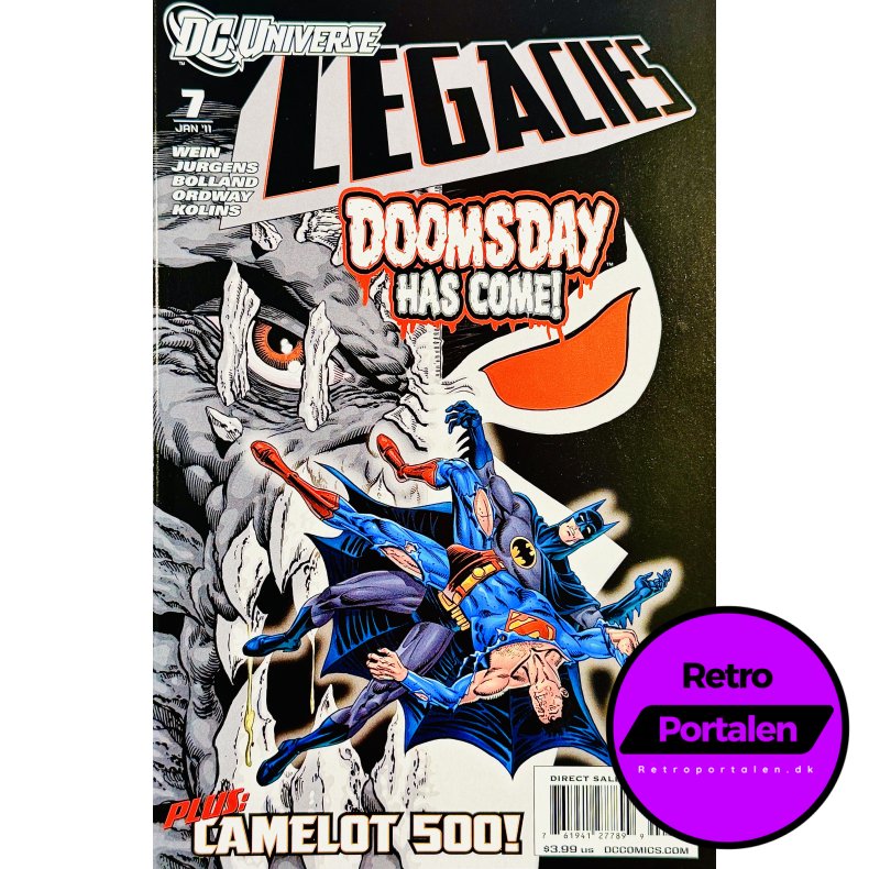 DCUniverse: Legacies Nr. 7 (2011) (Engelsk) (DC Comics) (Tegneserie)