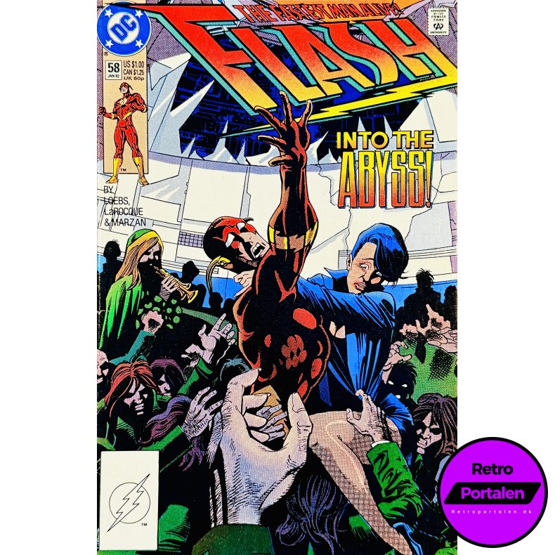 Flash Nr. 58 (1992) (Engelsk) (DC Comics) (Tegneserie)
