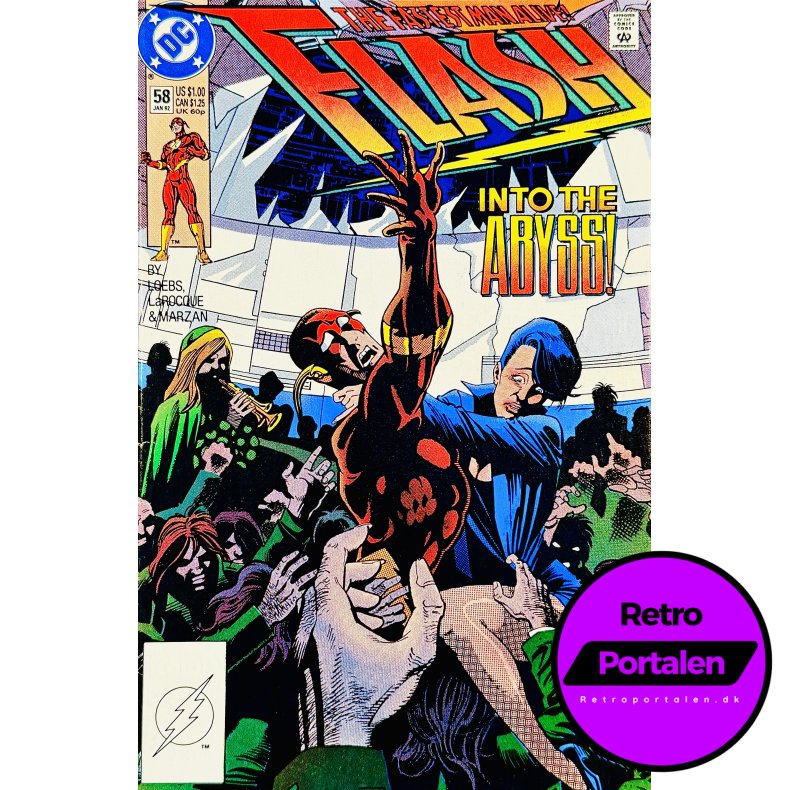 Flash Nr. 58 (1992) (Engelsk) (DC Comics) (Tegneserie)