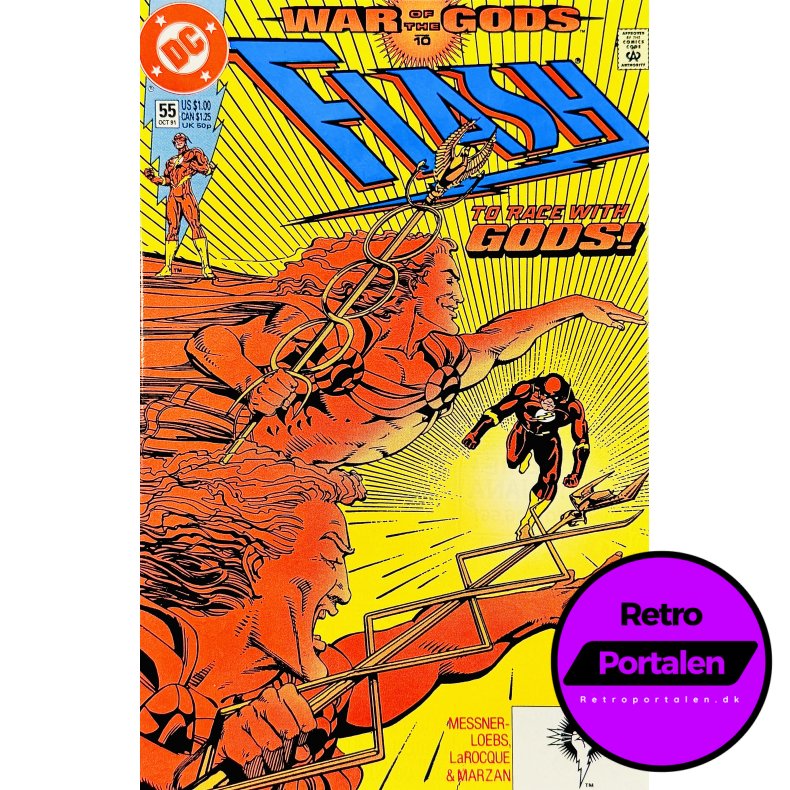 Flash Nr. 55 (1991) (Engelsk) (DC Comics) (Tegneserie)
