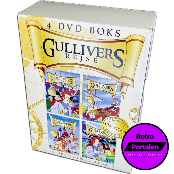 Gullivers Rejse (4 DVD Boks) (DVD)