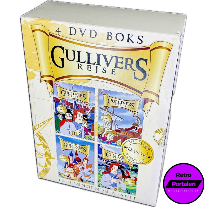 Gullivers Rejse (4 DVD Boks) (DVD)