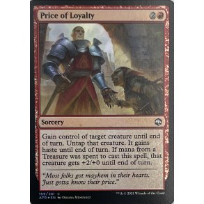 Price Of Loyalty