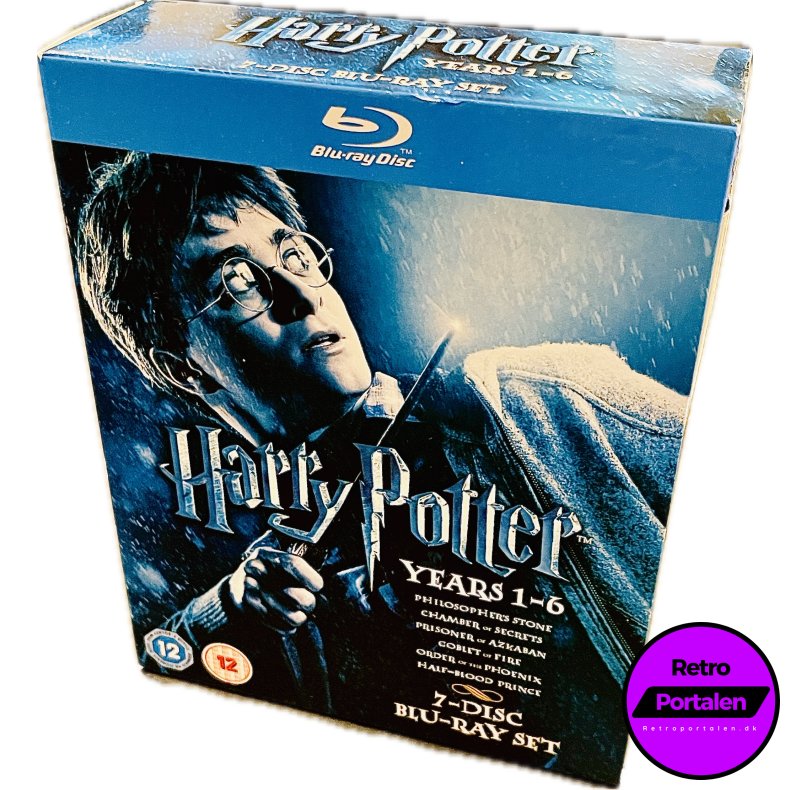 Harry Potter Years 1-6 (7 Disc Blu-Ray Set) (Blu-Ray)