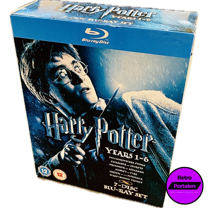 Harry Potter Years 1-6 (7 Disc Blu-Ray Set) (Blu-Ray)
