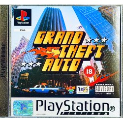 Grand Theft Auto (OBS: Mangler Bagside Papir - PS1 Platinum)