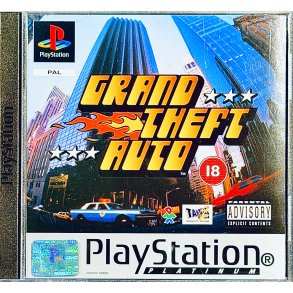 Grand Theft Auto (OBS: Mangler Bagside Papir - PS1 Platinum)
