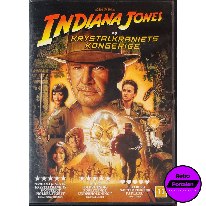 Indiana Jones Og Krystalkraniets Kongerige (DVD)