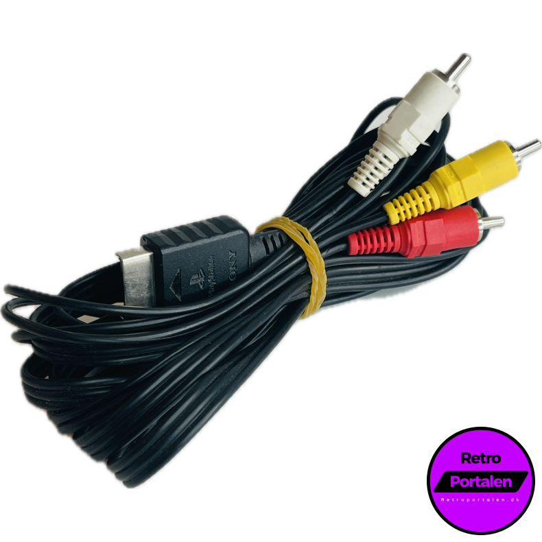 AV Kabel til Playstation 2 (Original) (PS2 / PS1)