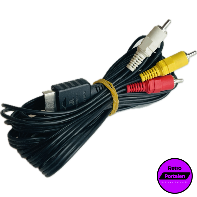 AV Kabel til Playstation 2 (Original) (PS2 / PS1)