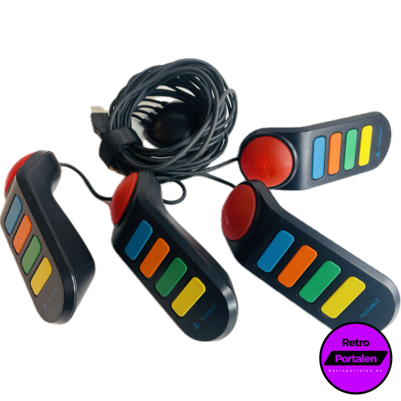 Buzz Controllers 4 stk. til Playstation 2 (PS2)
