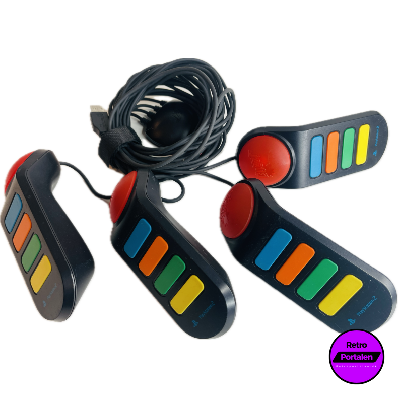 Buzz Controllers 4 stk. til Playstation 2 (PS2)