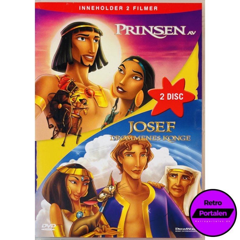 The Prince Of Egypt + Josef King Of Dreams (2 Disc) (Norsk Cover) (DVD)