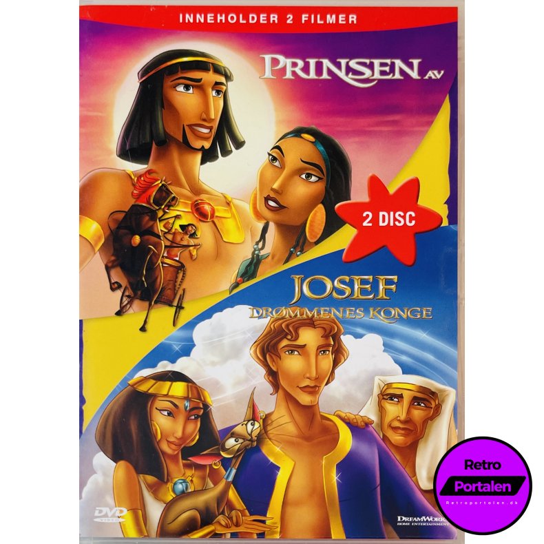 The Prince Of Egypt + Josef King Of Dreams (2 Disc) (Norsk Cover) (DVD)