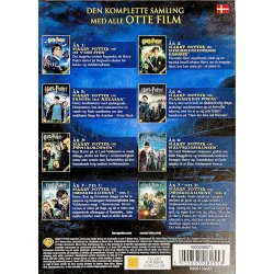 Harry Potter (Den Komplette Samling Med Alle Otte Film) (8 Disc) (DVD)