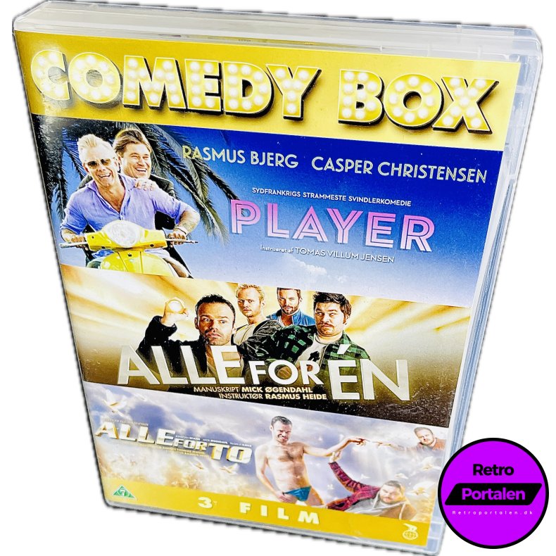Comedy Box (Player / Alle For En / Alle For To) (3 Disc) (DVD)