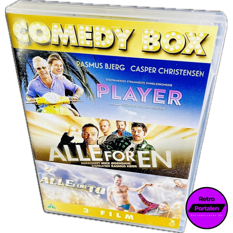 Comedy Box (Player / Alle For En / Alle For To) (3 Disc) (DVD)