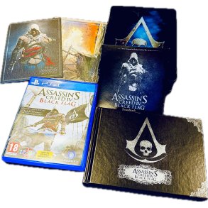 Assassins Creed 4 Black Flag Skull Edition Box (PS4 - Jumbo Steelbook 