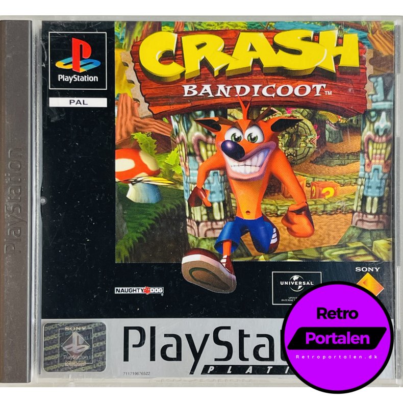 Crash Bandicoot (Platinum) (PS1)