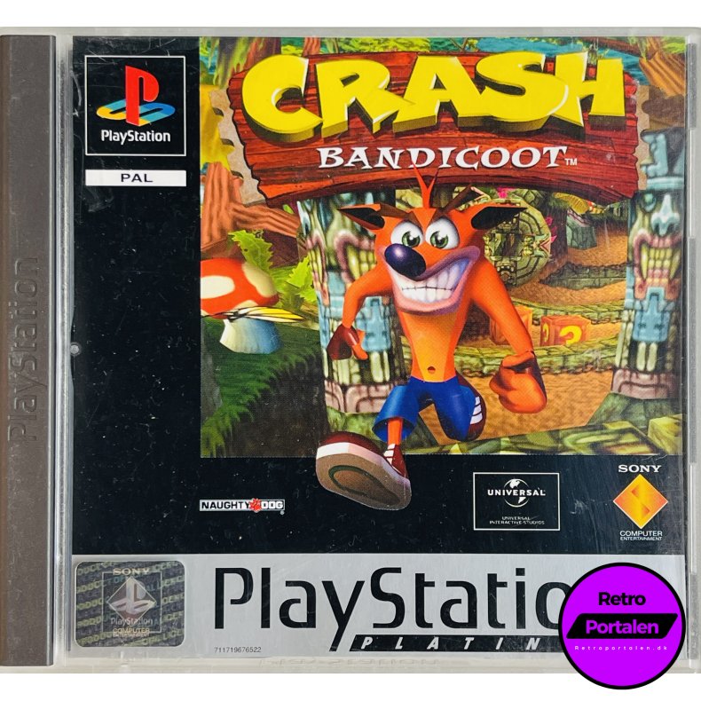 Crash Bandicoot (Platinum) (PS1)