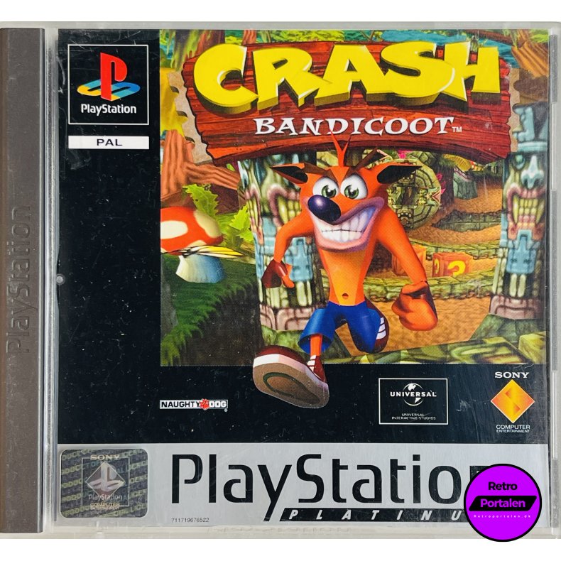 Crash Bandicoot (Platinum) (PS1)