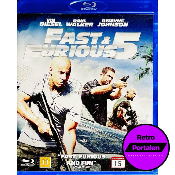 Fast &amp; Furious 5 (Blu-Ray)