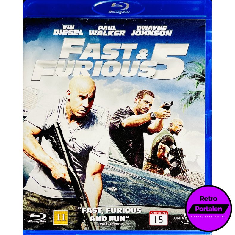 Fast &amp; Furious 5 (Blu-Ray)