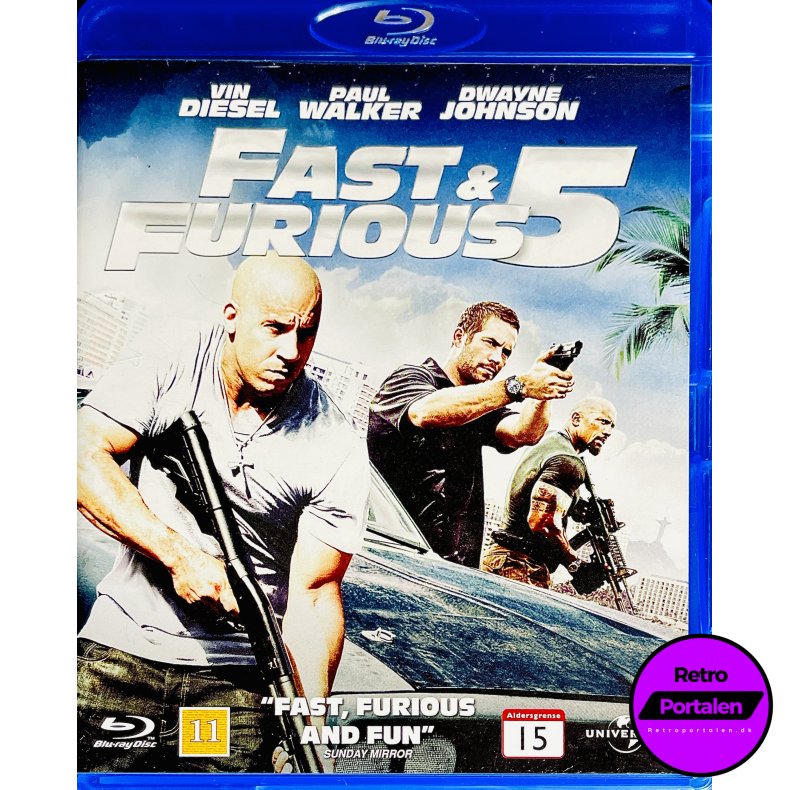 Fast &amp; Furious 5 (Blu-Ray)