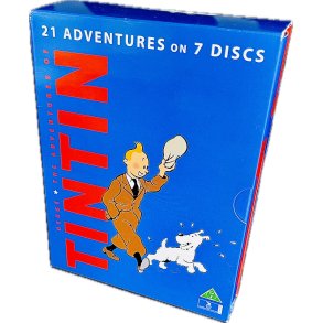 Herge The Adventures Of Tintin (21 Adventures On 7 Discs) (DVD)