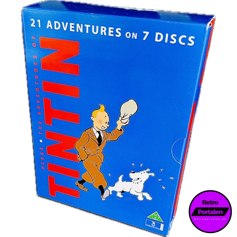 Herge The Adventures Of Tintin (21 Adventures On 7 Discs) (DVD)