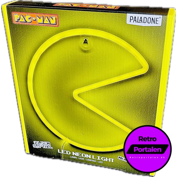 Pac Man Wall Mountable LED Neon Light (NY) (5056577726589)