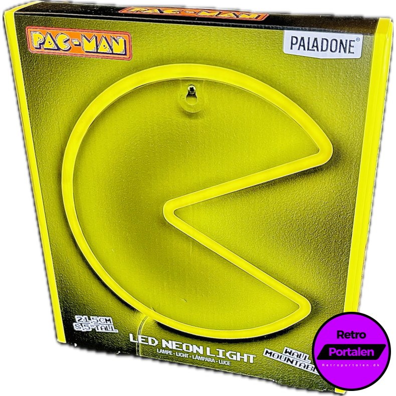 Pac Man Wall Mountable LED Neon Light (NY) (5056577726589)