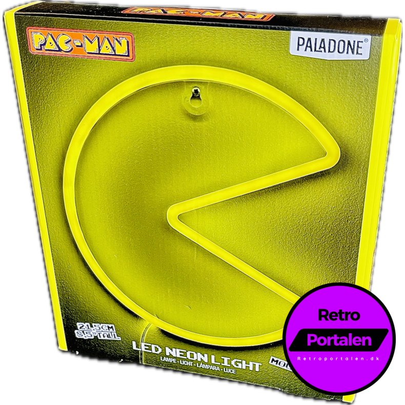 Pac Man Wall Mountable LED Neon Light (NY) (5056577726589)