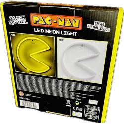 Pac Man Wall Mountable LED Neon Light (NY) (5056577726589)