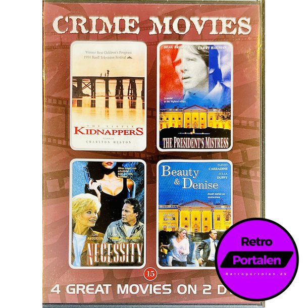 Crime Movies (The Little Kidnappers/The Presidents Mistress/Necessity/Beauty And Denise) (DVD)