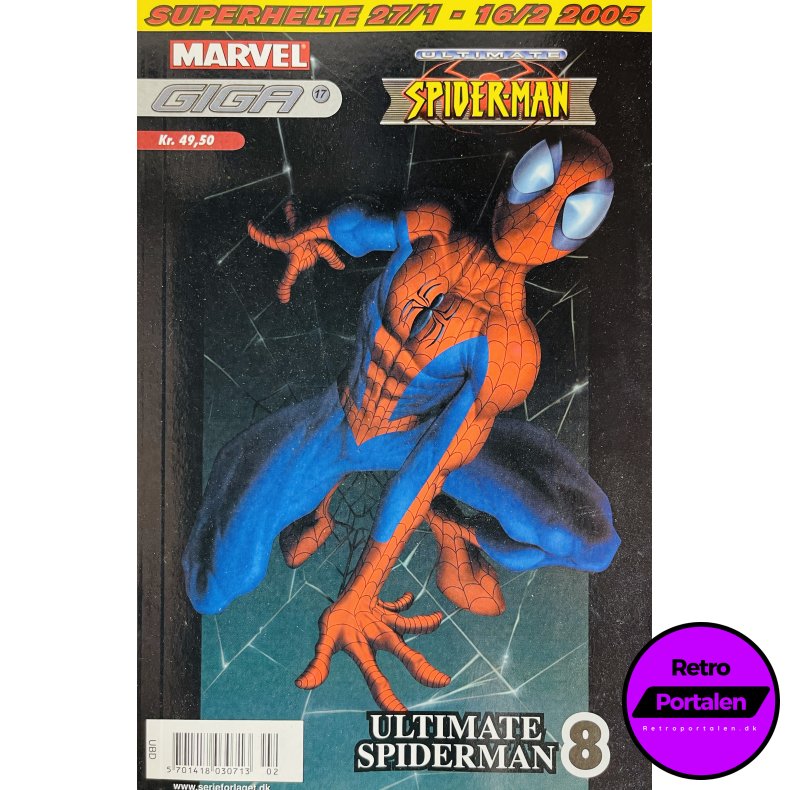 GIGA  Nr. 17 - 2005: Ultimate Spiderman Nr. 8 (Dansk) (Marvel)