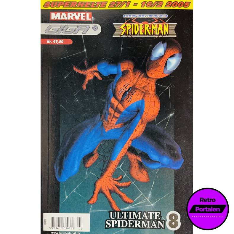 GIGA  Nr. 17 - 2005: Ultimate Spiderman Nr. 8 (Dansk) (Marvel)