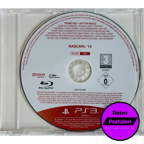 Nascar 14 (Promo) (PS3)