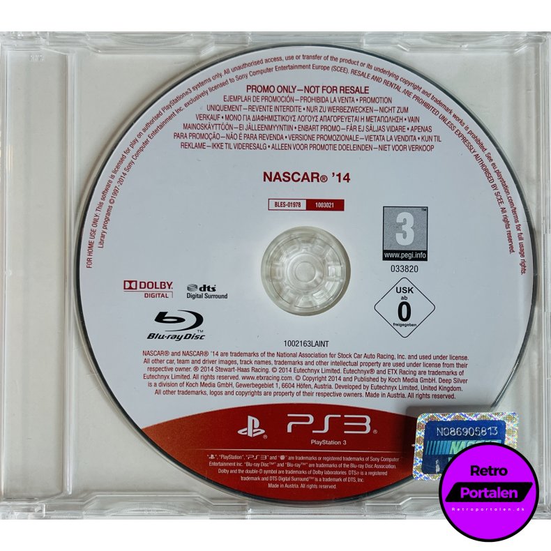 Nascar 14 (Promo) (PS3)