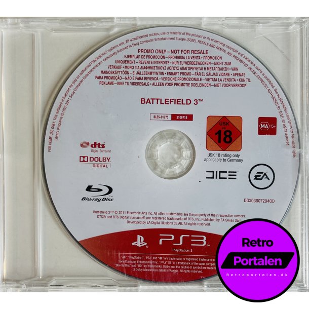 Battlefield 3 (Promo) (PS3)