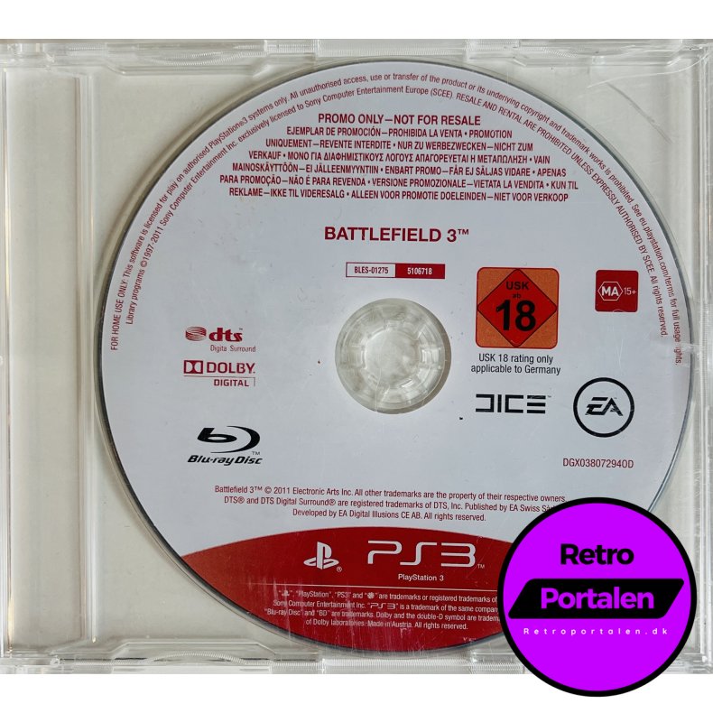 Battlefield 3 (Promo) (PS3)