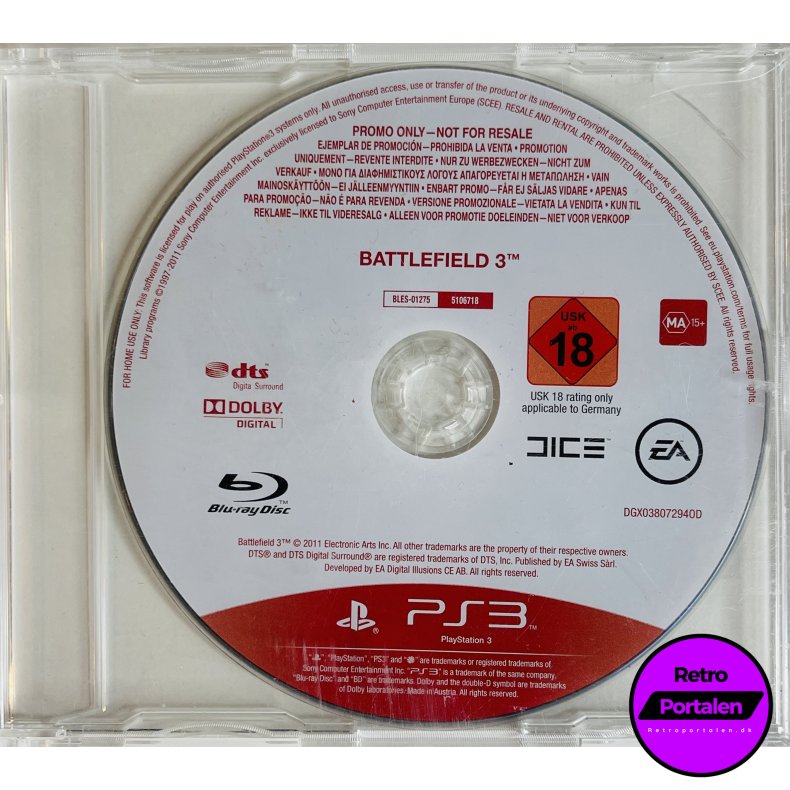 Battlefield 3 (Promo) (PS3)