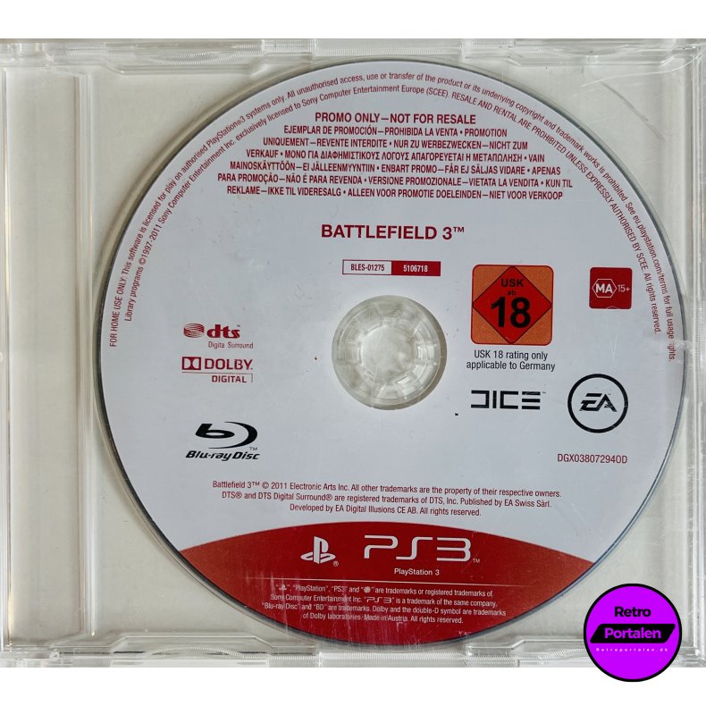 Battlefield 3 (Promo) (PS3)
